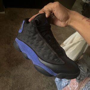 Black and Blue Sneakers